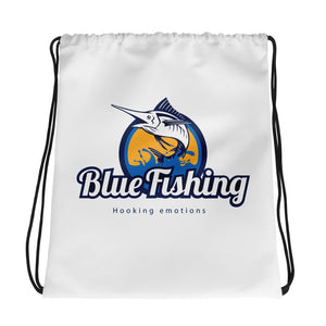 Blue Fishing Bag Drawstring