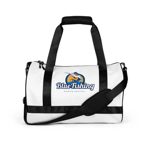 Blue Fishing Bag All-Over Print Gym Clear