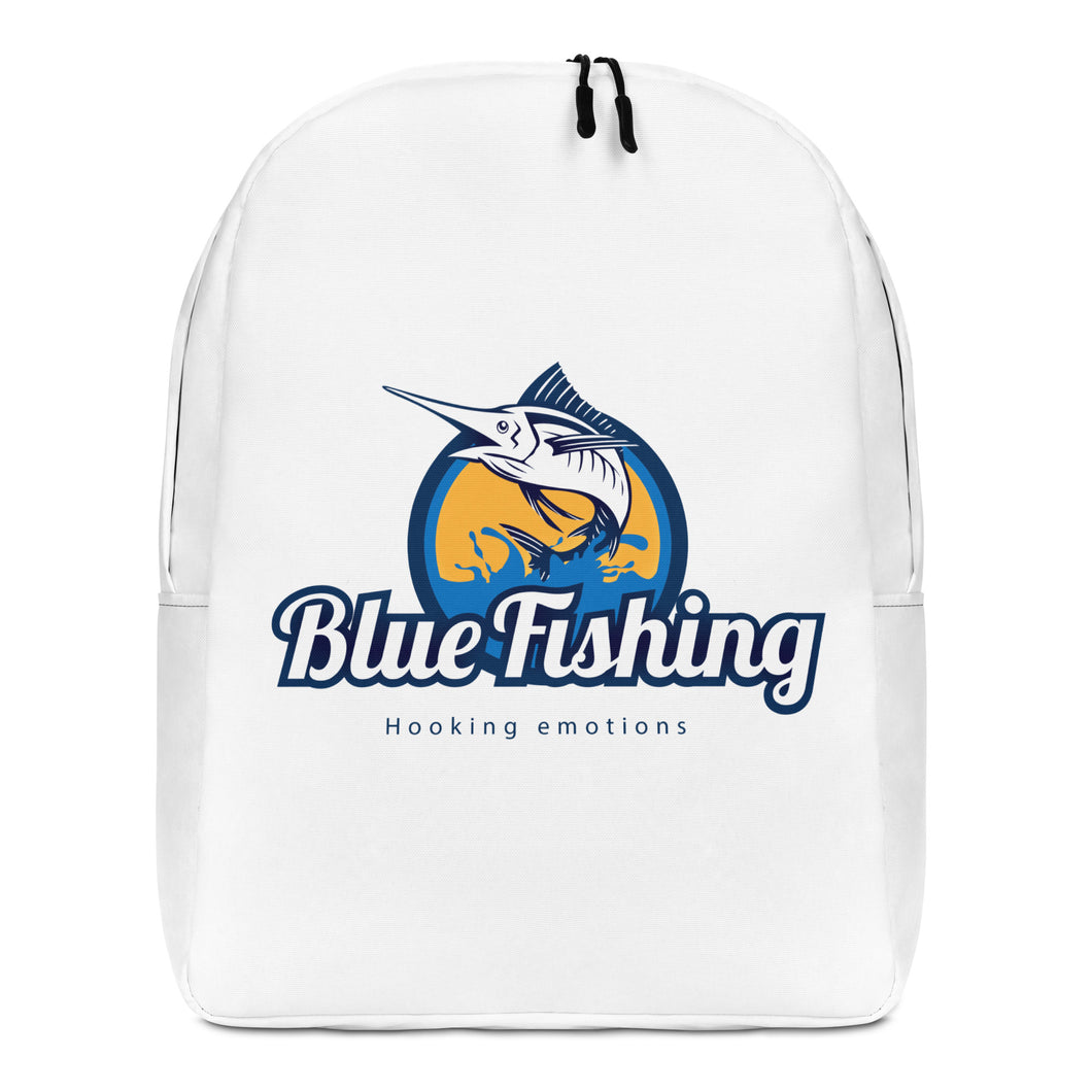 Blue Fishing Bag Minimalist Backpack