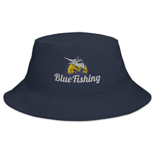 Load image into Gallery viewer, Blue Fishing Hat Cap Bucket