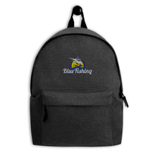 Load image into Gallery viewer, Blue Fishing Bag Embroidered Backpack