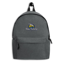Load image into Gallery viewer, Blue Fishing Bag Embroidered Backpack