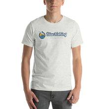 Load image into Gallery viewer, Blue Fishing T-Shirt Short-Sleeve Unisex Blue Fishing Logo Man Woman