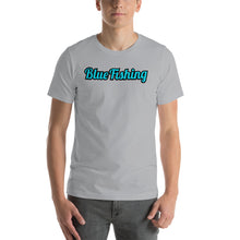 Load image into Gallery viewer, Blue Fishing T-Shirt Short-Sleeve Unisex Man Woman