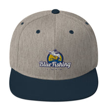 Load image into Gallery viewer, Blue Fishing Hat Cap Snapback