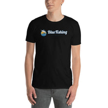 Load image into Gallery viewer, Blue Fishing T-Shirt Short-Sleeve Unisex Blue Fishing Logo Man Woman