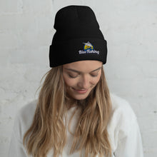 Load image into Gallery viewer, Blue Fishing Hat Cuffed Beanie