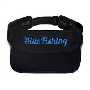 Blue Fishing Visor Blue Logo
