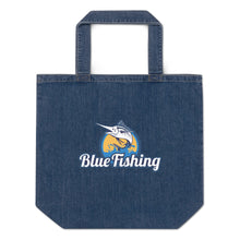 Load image into Gallery viewer, Blue Fishing Bag Organic Denim Tote