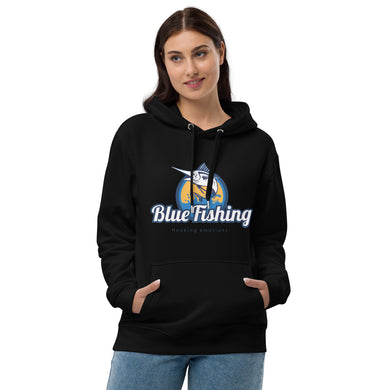 Blue Fishing Sweater Premium eco hoodie