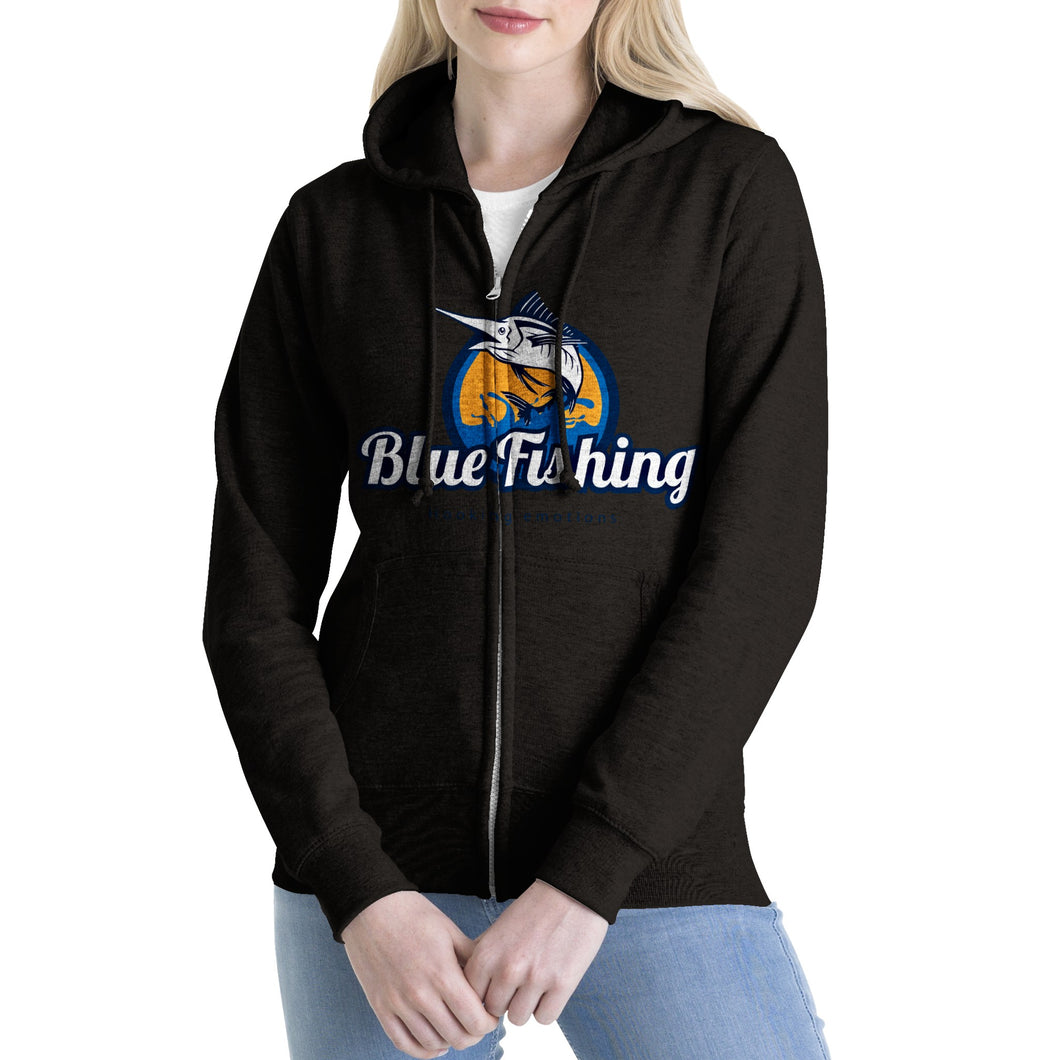 Blue Fishing Sweater Unisex hoodie