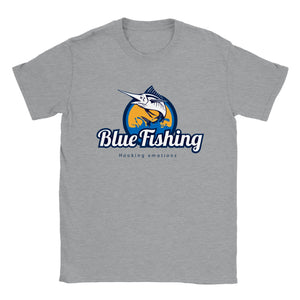 Blue Fishing Classic Unisex Crewneck T-shirt