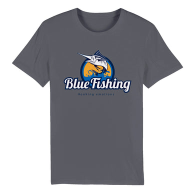 Blue Fishing Organic Unisex Crewneck T-shirt
