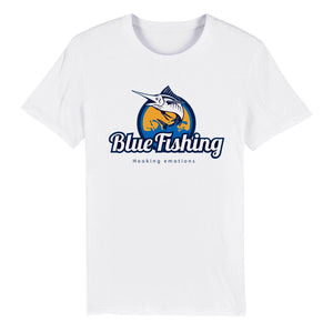 Blue Fishing Organic Unisex Crewneck T-shirt