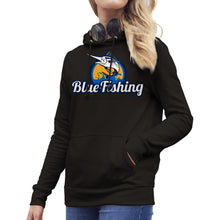 Load image into Gallery viewer, Blue Fishing Sweater Unisex Lightweight Hoodie