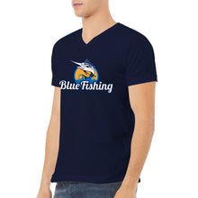 Load image into Gallery viewer, Blue Fishing Premium Unisex V-Neck T-shirt