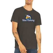 Load image into Gallery viewer, Blue Fishing Triblend Unisex Crewneck T-shirt