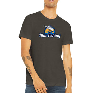Blue Fishing Triblend Unisex Crewneck T-shirt