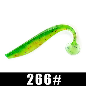 FISH KING Fishing Lure Soft Lure Shad Silicone Bait 90mm 120mm 160mm T-tail Wobblers Swimbait Odor Attractant Artificial Bait