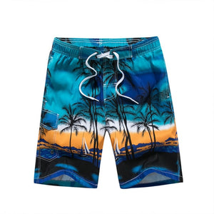 Sunga masculina Summer Beach Short Men Board shorts Fitness Breathable Casual tree print Shorts Men  Plus Size M-6XL