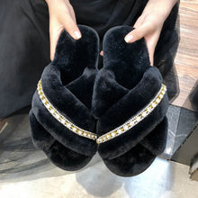 Load image into Gallery viewer, Rhinestone Women Slippers Flip Flops Summer Slides Women Shoes Crystal Diamond Bling Beach Slides Sandals Casual Shoes Slip On