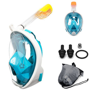 Underwater Scuba Mask Anti Fog Full Face Diving Mask Snorkeling Set Safe Waterproof Snorkel Swimming Masks For Child Adult