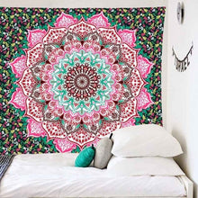 Load image into Gallery viewer, 229x150cm Large Mandala Indian Tapestry Wall Hanging Bohemian Beach Towel Polyester Thin Blanket Yoga Mat Rug Shawl Throw Sheet
