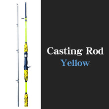 Load image into Gallery viewer, Spinning Casting Hand Fishing Rod Pesca Carbon Pole Canne Carp Fly Gear Reel Seat feeder Ultralight Mini Travel Surf 1.8M