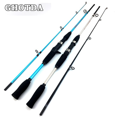 GHOTDA 1.5M 1.8M M Power Rod Casting Spinning Wt 3g-21g Ultra Light Boat Fishing Rod