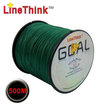 Load image into Gallery viewer, 100M 300M 500M Brand LineThink GOAL Japan Multifilament 100% PE Braided Fishing Line 8LB to 100LB