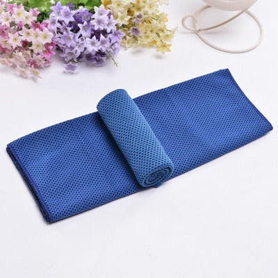 Colors Men And Women Gym Club Yoga Sports Cold Washcloth Running Football Basketball Cooling Ice Beach Towel Lovers Gift Toallas