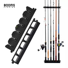 Load image into Gallery viewer, Booms Fishing WV2 Vertical 6-Rod Rack Fishing Pole Holder Rod Holders Wall Mount Modular for Garage
