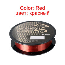 Load image into Gallery viewer, The Best Monofilament Nylon Fishing Line 100m Japan Material Not Fishing Line Bass Carp Fish Fishing Accessories Mainline Tippet