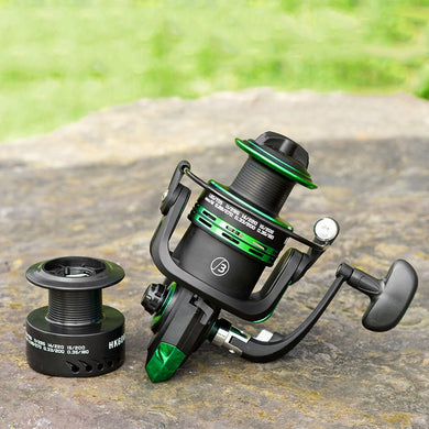 New Metal Spool Spinning Reel Spinning Fishing reel Free spare cup Spare Spool Left / right hand  fishing wheel