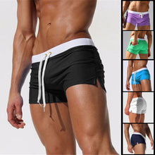 Load image into Gallery viewer, Swimwear Men Breathable Men&#39;s Swimsuits Trunks Boxer Briefs Sunga SwimSuits Maillot De Bain Beach Shorts New Fashion