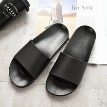 Load image into Gallery viewer, ASIFN Men Slippers Casual Black And White Shoes Non-slip Slides Bathroom Summer Sandals Soft Sole Flip Flops Man