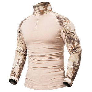 9 Colors Outdoor Fishing Sports T-shirt Men Long Sleeve Hunting Tactical Military Army Shirts Uniform Hiking Breathable Clothing