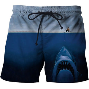 Fish 3 d printing Mens Swim Shorts Surf Wear Board Shorts Summer Swimsuit Boardshorts Trunks Short size s-6xl
