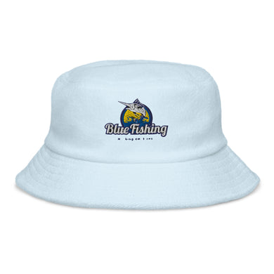 Blue Fishing Hat CapTerry Cloth Bucket