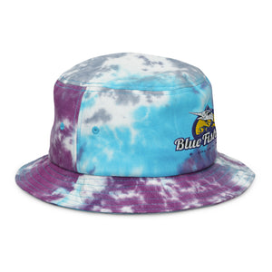 Blue Fishing Hat Cap Tie-Dye Bucket