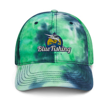Load image into Gallery viewer, Blue Fishing Hat Cap Tie Dye