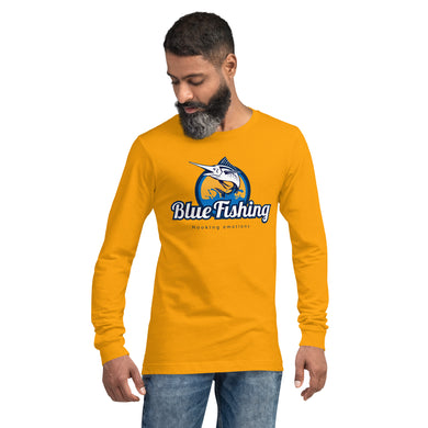 Blue Fishing Shirt Unisex Long Sleeve Tee