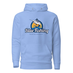 Blue Fishing Sweater Unisex Hoodie