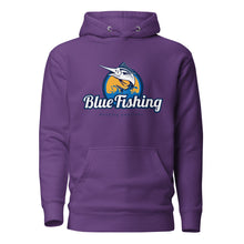 Load image into Gallery viewer, Blue Fishing Sweater Unisex Hoodie