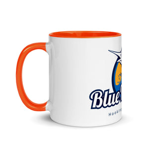 Blue Fishing Mug with Color Inside