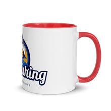Load image into Gallery viewer, Blue Fishing Mug with Color Inside