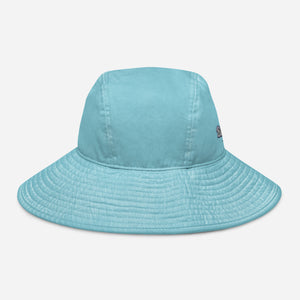Blue Fishing Hat Cap Wide Brim Bucket