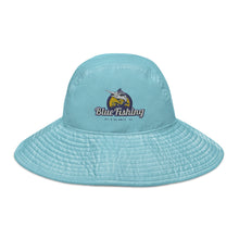 Load image into Gallery viewer, Blue Fishing Hat Cap Wide Brim Bucket